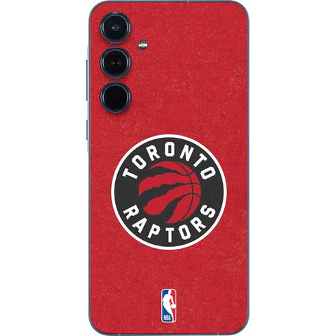 NBA Toronto Raptors Distressed Galaxy A55 5G Skin